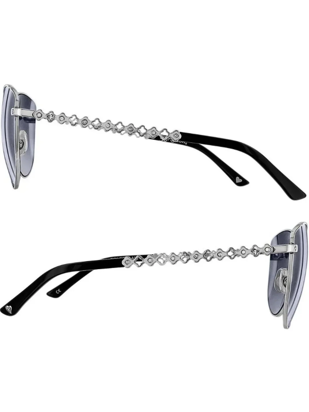 Brighton Toledo Alto Square Sunglasses UVA/UVB Crystals NWT  $130  59.13